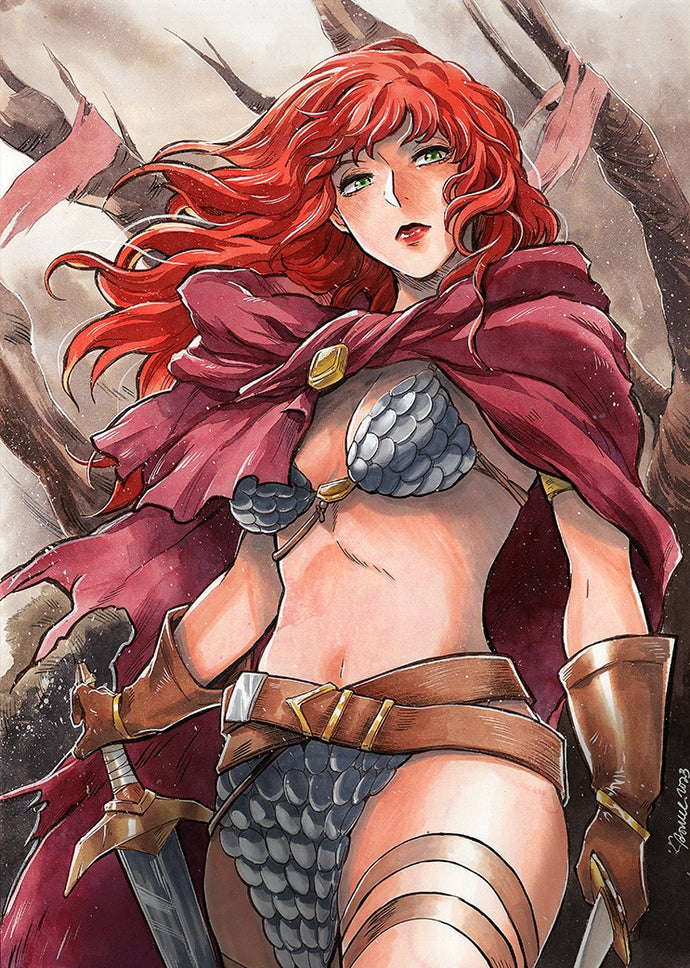 Red Sonja #1 Saowee Devil Dog Comics Exclusive Virgin Variant (2023)