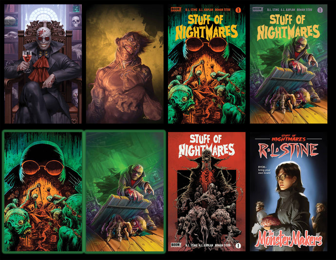 Stuff of Nightmares #1 8 book bundle w/both Devil Dog Comics Virgin Variants (2022)
