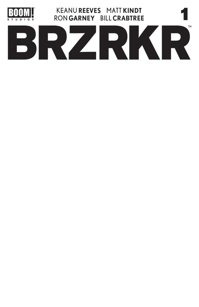 BRZRKR #1 Blank Sketch Variant (2021)
