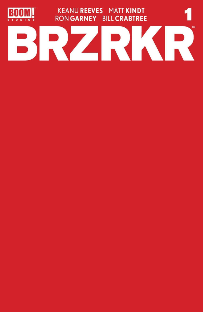 BRZRKR #1 Red Blank Sketch Variant (2021)