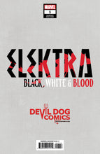 Load image into Gallery viewer, Elektra: Black, White, and Blood #1 Lucio Parrillo Devil Dog Comics Exclusive Variant (2022)
