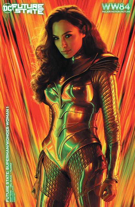 Future State: Superman/ Wonder Woman #1 WW84 Movie Poster Art Card Stock Variant (2021)