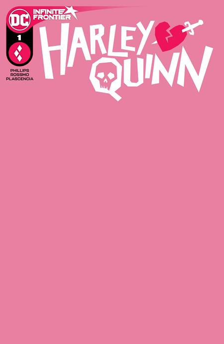 Harley Quinn #1 Pink Blank Sketch Card Stock Variant (2021)