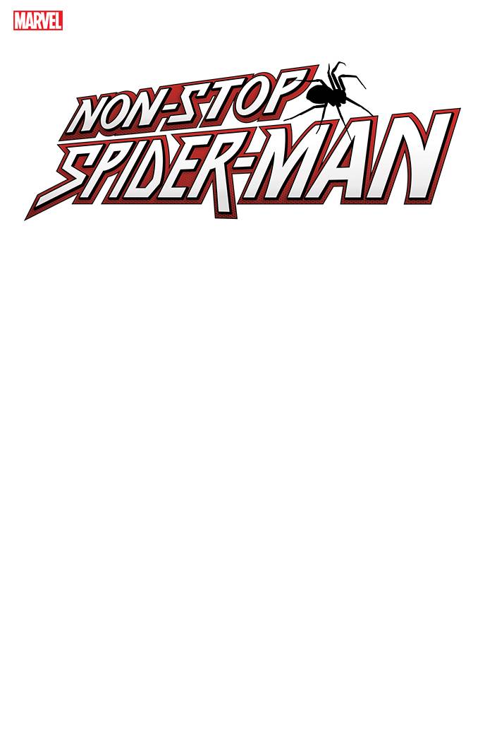Non-Stop Spider-Man #1 Blank Sketch Variant (2021)