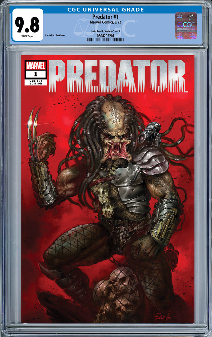 Predator #1 Lucio Parrillo Devil Dog Comics Exclusive Variant CGC 9.8 WP (2022)