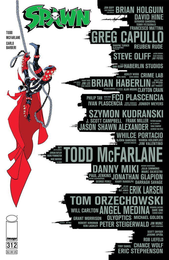 Spawn #312 Todd McFarlane Skyline Variant (2020)