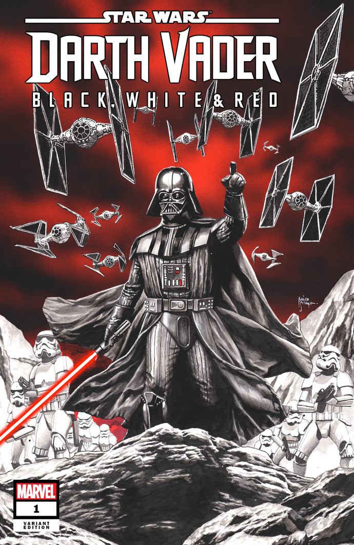 Star Wars: Darth Vader - Black, White and Red #1 Mico Suayan Devil Dog Comics Exclusive Variant (2023)
