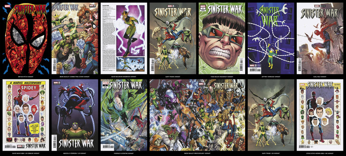 Sinister War #1 - 13 Book Bundle All Variants+All Incentive Variants (2021)