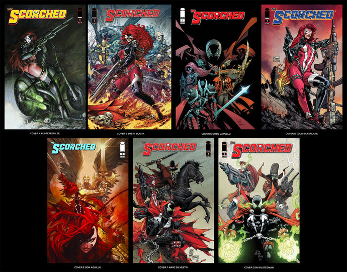 Spawn: The Scorched #1 Covers A-G Set (2022)