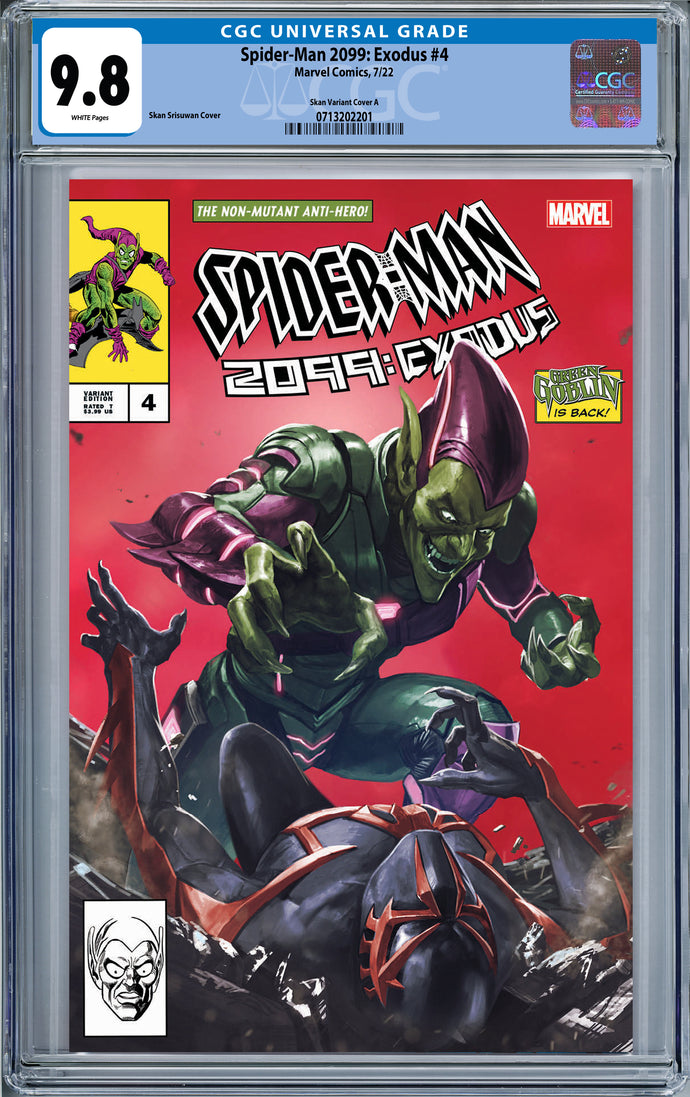 Spider-Man 2099: Exodus #4 Skan Srisuwan Exclusive Variant CGC 9.8 (2022) PRE-ORDER