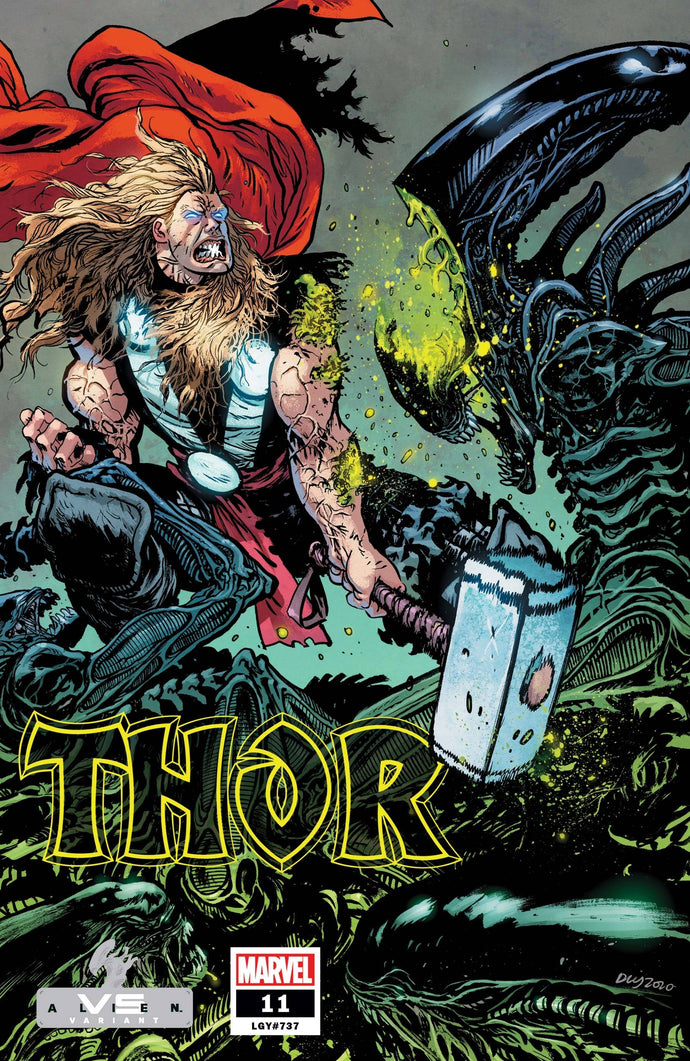 Thor #11 Daniel Warren Johnson Marvel v. Alien Variant (2021)