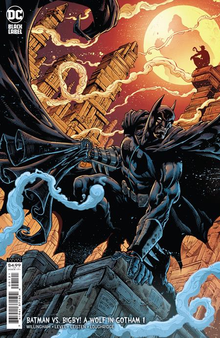 Batman vs Bigby! A Wolf in Gotham #1 Brian Level & Jay Leisten Card Stock Variant (2021)
