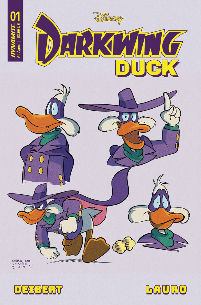 Darkwing Duck #1 Carlo Lauro 1:100 Character Design Variant (2023)