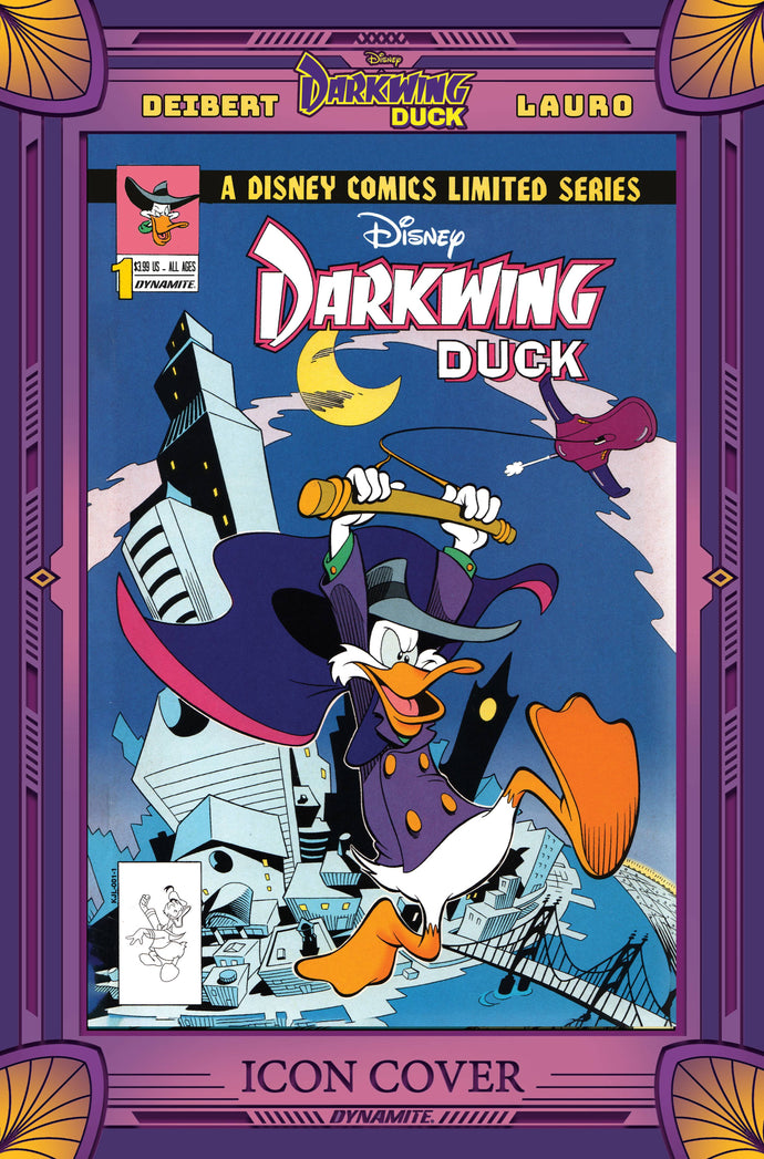 Darkwing Duck #1 John Blair Moore 1:10 Modern Icon 1991 Variant (2023)