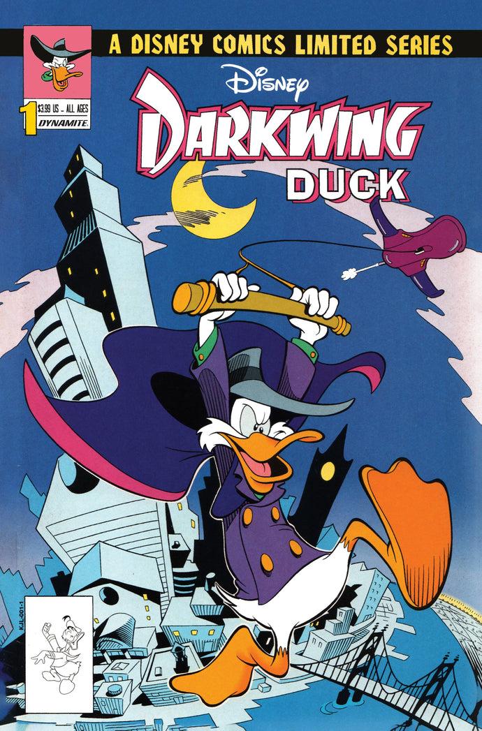 Darkwing Duck #1 John Blair Moore 1:50 Virgin Variant (2023)