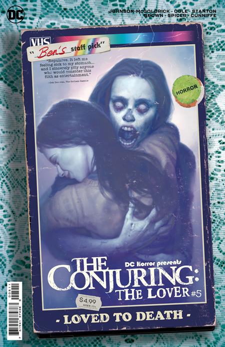 DC Horror Presents: The Conjuring; The Lover #5 Ryan Brown VHS Card Stock Variant (2021)