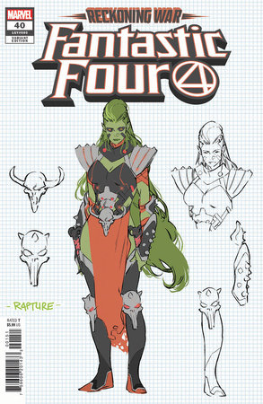 Fantastic Four #40 R. B. Silva 1:10 Design Variant (2022)