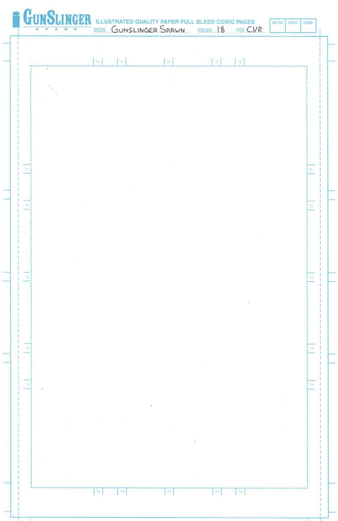 Gunslinger Spawn #18 Blank Sketch Variant (2023)