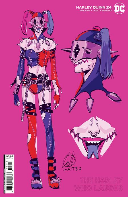 Harley Quinn #24 Matteo Lolli Design 2nd Printing Variant (2023)