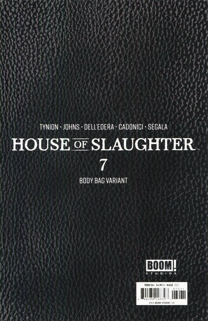House of Slaughter #7 Shintaro Kago Bodybag Variant Poly-Bagged (2022)