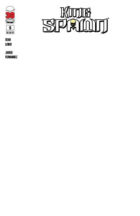 King Spawn #9 Blank Sketch Variant (2022)