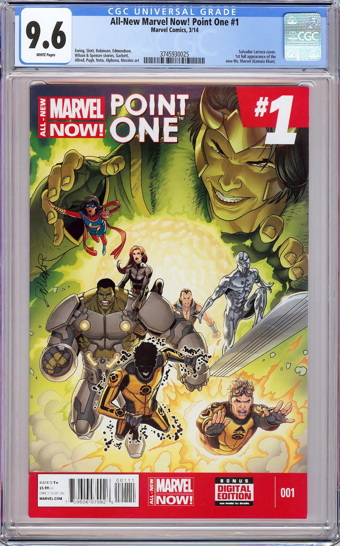 ALL-NEW MARVEL NOW! POINT ONE #1 CGC 9.6