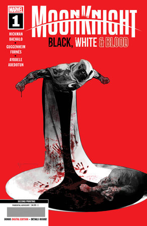 Moon Knight: Black, White, and Blood #1 Bill Sienkiewicz 2nd Printing Variant (2022)