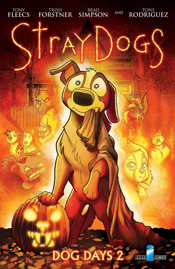 Stray Dogs: Dog Days #2 Trish Forstner Trick 'r' Treat Movie Poster Homage Variant (2022)