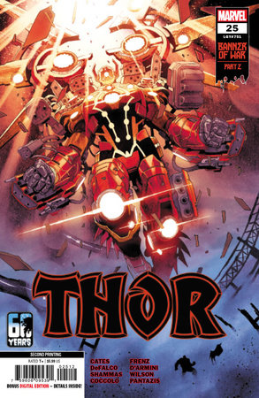 Thor #25 Martin Coccolo 2nd Printing Variant (2022)