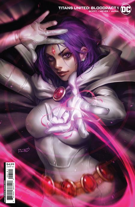 Titans United: Bloodpact #1 Derrick Chew Card Stock Variant (2022)